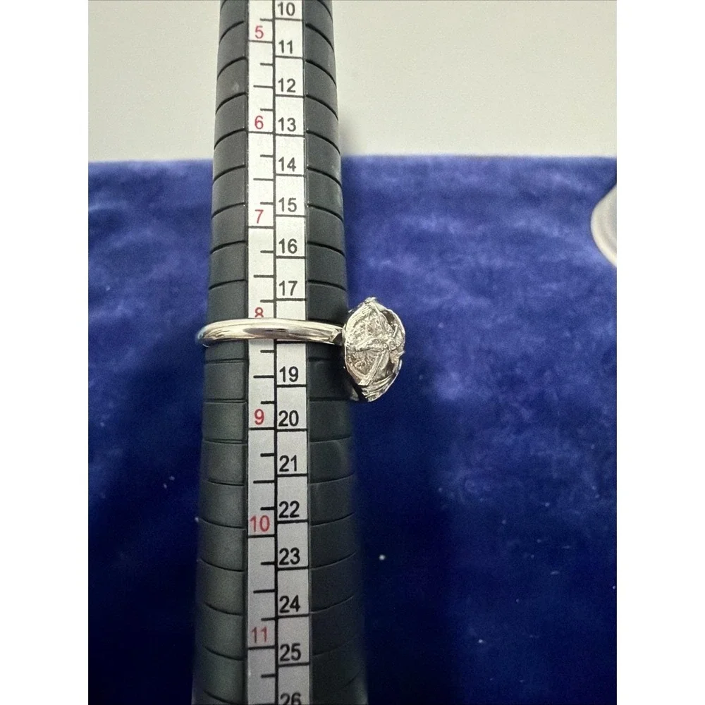 Vogue Silver Tone Ring Size 8 Adjustable